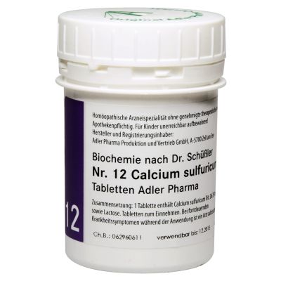 Schüßler Salz Nr. 12 Calcium sulfuricum D6