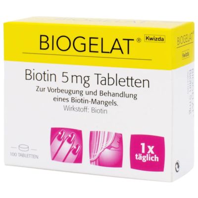 Biogelat Biotin 5mg Tabletten
