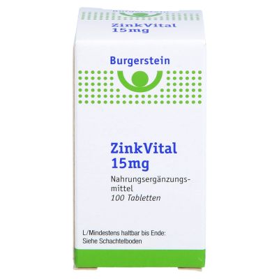 Burgerstein Zinkvital 15 Mg Ta