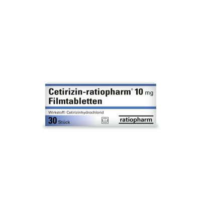 Cetirizin-ratiopharm 10 mg Filmtabletten