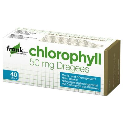 chlorophyll 50 mg Dragées