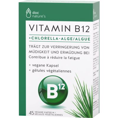 doc nature’s Vitamin B12 + Chlorella-Alge