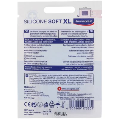 Hansaplast Silicone soft XL