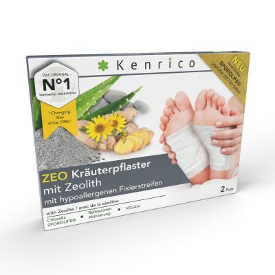 Kenrico Zeo Kräuterpflaster mit aktiviertem Zeolit