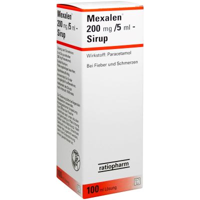 Mexalen Sirup 200 mg / 5 ml