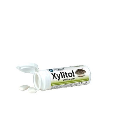 MIRADENT Zahnpflegekaugummi Xylitol grüner Tee