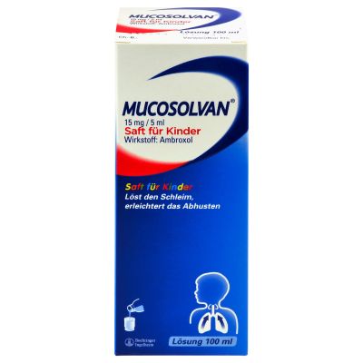 Mucosolvan Saft 15 mg / 5 ml für Kinder
