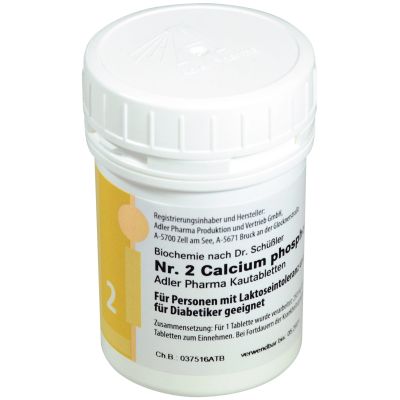 Schüßler Kautabletten Nr. 2 Calcium phosphoricum D6
