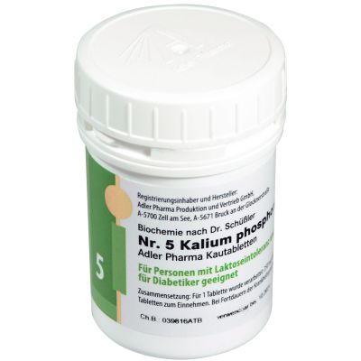Schüßler Kautabletten Nr. 5 Kalium phosphoricum D6