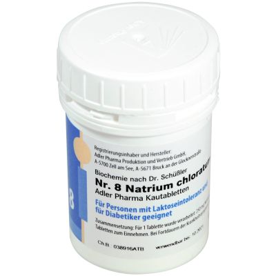 Schüßler Kautabletten Nr. 8 Natrium chloratum D6