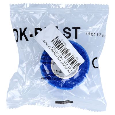 Ok-plast Pflaster+Fingerverband 2,5 cm Blau