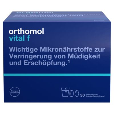 ORTHOMOL Vital F 30 Granulat/Kaps.Kombipackung