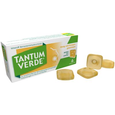 TANTUM VERDE Honig-Orange Pastillen