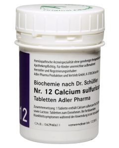 Biochemie Nr. 12 Calcium Sulfur D6