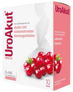 Biogelat Uroakut D-mannose+cranberry