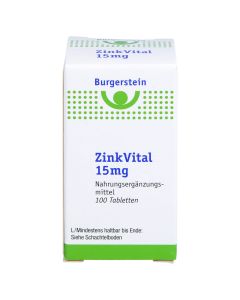 Burgerstein Zinkvital 15 Mg Ta