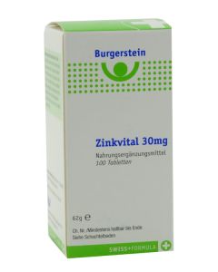 Burgerstein Zinkvital 30 Mg Ta