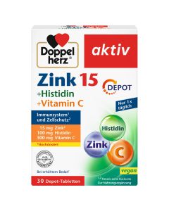 DOPPELHERZ Zink+Histidin Depot Tabletten