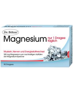 Dr. Böhm Magnesium Nur 1 Dragee Täglich