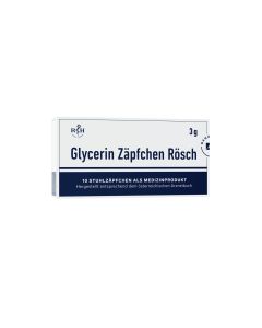 Glycerin Supp Roesch 3g