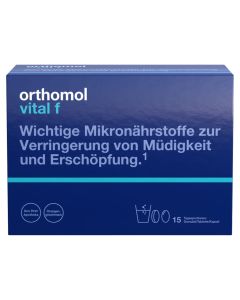 ORTHOMOL Vital F 15 Granulat/Kaps.Kombipackung