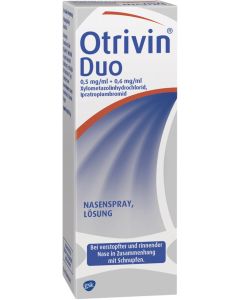 Otrivin Duo 0,5 Mg + 0,6mg/ml Nasenspray