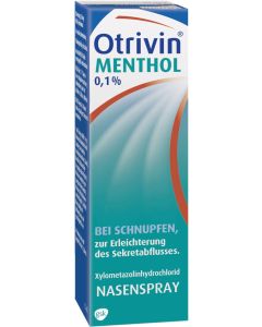 Otrivin Nasenspray 0,1% Mit Menthol