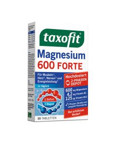 TAXOFIT Magnesium 600 FORTE Depot Tabletten-30 St