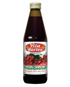 VITAGARTEN Preiselbeer Cranberry Fruchtsaft