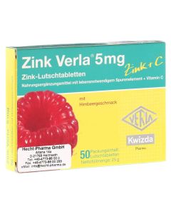 ZINK VERLA 5 mg Lutschtabl.Himbeere